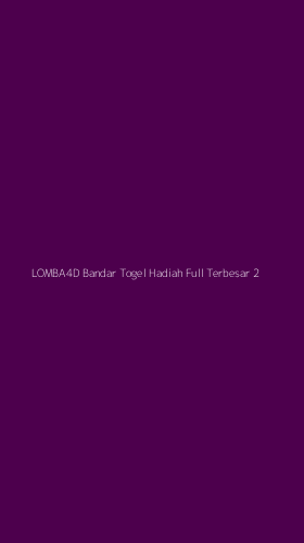 Tampilan Antarmuka Aplikasi Lomba4d Bandar Togel Hadiah Full Terbesar - 2