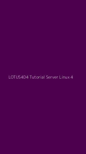 Tampilan Antarmuka Aplikasi Lotus4d4 Tutorial Server Linux - 4