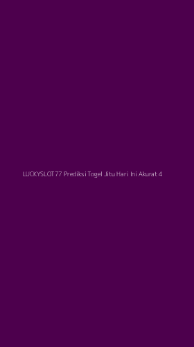 Tampilan Antarmuka Aplikasi Luckyslot77 Prediksi Togel Jitu Hari Ini Akurat - 4