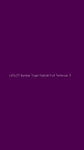 Tampilan Antarmuka Aplikasi Lxslot Bandar Togel Hadiah Full Terbesar - 3