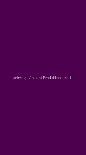 Tampilan Antarmuka Aplikasi Laeintogel Aplikasi Pendidikan Lite - 1