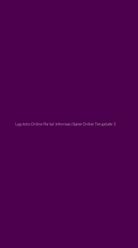 Tampilan Antarmuka Aplikasi Lajutoto Online Portal Informasi Game Online Terupdate - 3