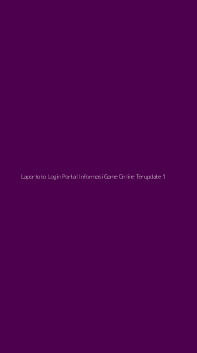 Tampilan Antarmuka Aplikasi Laportoto Login Portal Informasi Game Online Terupdate - 1