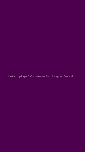 Tampilan Antarmuka Aplikasi Laskartogel App Daftar Member Baru Langsung Bonus - 4