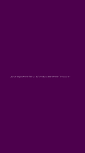 Tampilan Antarmuka Aplikasi Laskartogel Online Portal Informasi Game Online Terupdate - 1