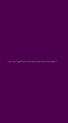 Tampilan Antarmuka Aplikasi Lato Lato Togel Portal Informasi Game Online Terupdate - 1