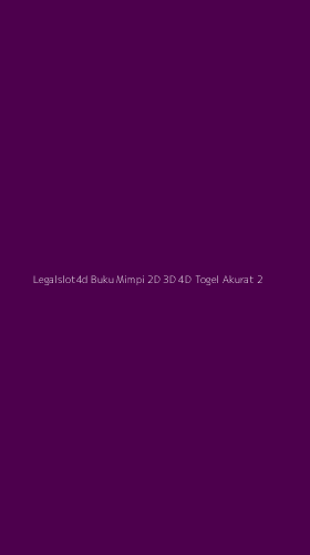 Tampilan Antarmuka Aplikasi Legalslot4d Buku Mimpi 2d 3d 4d Togel Akurat - 2