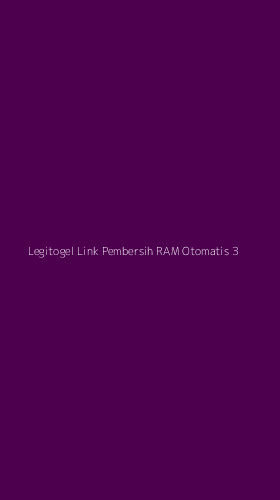 Tampilan Antarmuka Aplikasi Legitogel Link Pembersih Ram Otomatis - 3