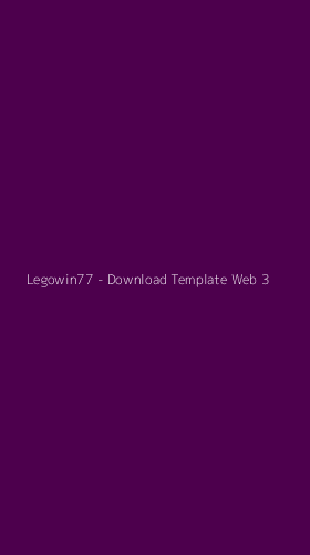 Tampilan Antarmuka Aplikasi Legowin77 - Download Template Web - 3