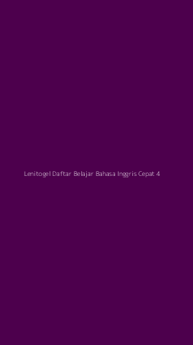 Tampilan Antarmuka Aplikasi Lenitogel Daftar Belajar Bahasa Inggris Cepat - 4