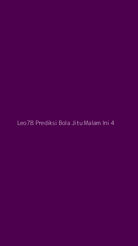 Tampilan Antarmuka Aplikasi Leo78 Prediksi Bola Jitu Malam Ini - 4