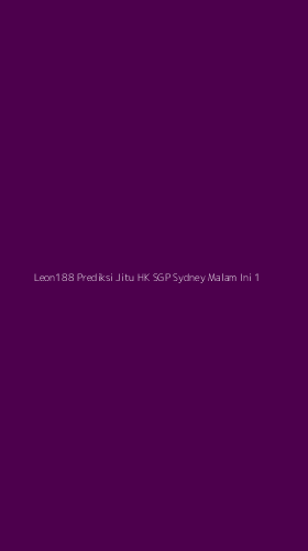 Tampilan Antarmuka Aplikasi Leon188 Prediksi Jitu Hk Sgp Sydney Malam Ini - 1