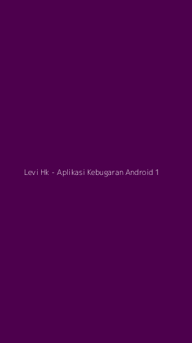 Tampilan Antarmuka Aplikasi Levi Hk - Aplikasi Kebugaran Android - 1