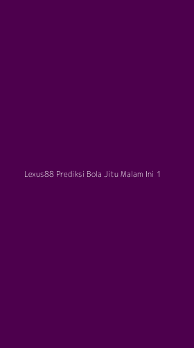 Tampilan Antarmuka Aplikasi Lexus88 Prediksi Bola Jitu Malam Ini - 1