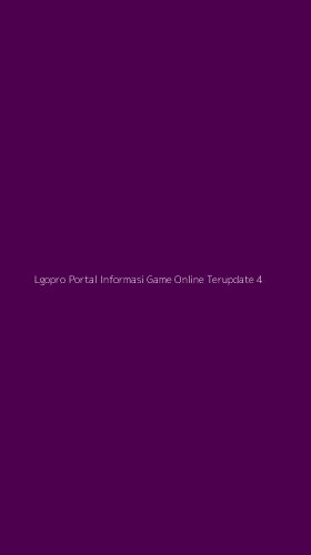 Tampilan Antarmuka Aplikasi Lgopro Portal Informasi Game Online Terupdate - 4