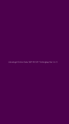 Tampilan Antarmuka Aplikasi Libratogel Online Data Sgp Hk Sdy Terlengkap Hari Ini - 3