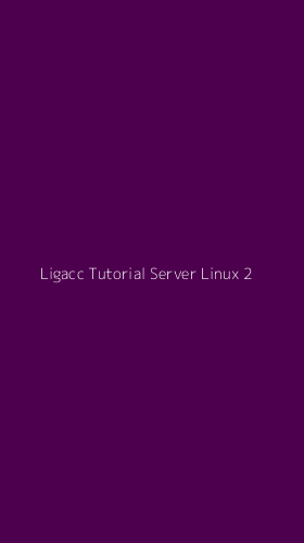 Tampilan Antarmuka Aplikasi Ligacc Tutorial Server Linux - 2