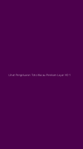 Tampilan Antarmuka Aplikasi Lihat Pengeluaran Toto Macau Perekam Layar Hd - 1