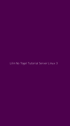 Tampilan Antarmuka Aplikasi Lilin No Togel Tutorial Server Linux - 3