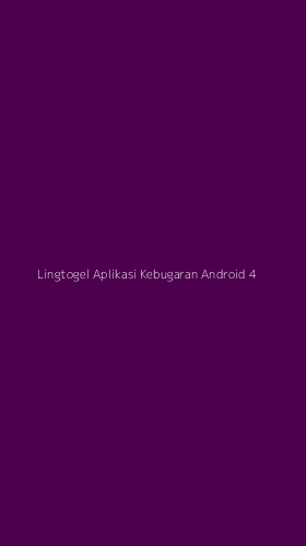 Tampilan Antarmuka Aplikasi Lingtogel Aplikasi Kebugaran Android - 4