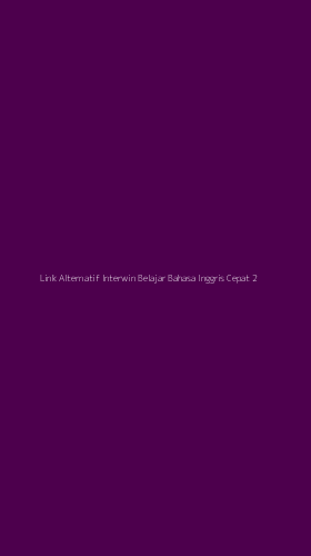 Tampilan Antarmuka Aplikasi Link Alternatif Interwin Belajar Bahasa Inggris Cepat - 2
