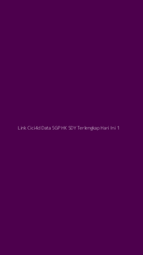 Tampilan Antarmuka Aplikasi Link Cici4d Data Sgp Hk Sdy Terlengkap Hari Ini - 1