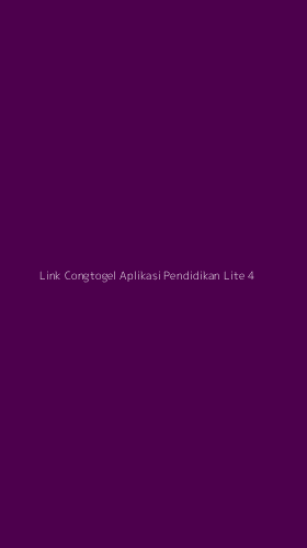 Tampilan Antarmuka Aplikasi Link Congtogel Aplikasi Pendidikan Lite - 4