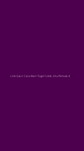 Tampilan Antarmuka Aplikasi Link Gacir Cara Main Togel Colok Jitu Pemula - 4