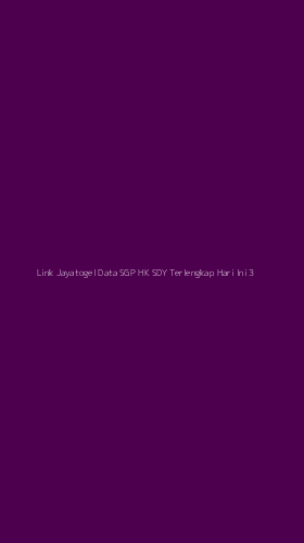 Tampilan Antarmuka Aplikasi Link Jayatogel Data Sgp Hk Sdy Terlengkap Hari Ini - 3