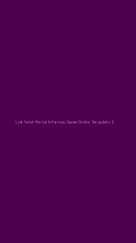 Tampilan Antarmuka Aplikasi Link Selot Portal Informasi Game Online Terupdate - 3