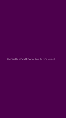 Tampilan Antarmuka Aplikasi Link Togel Dana Portal Informasi Game Online Terupdate - 3