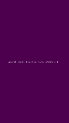 Tampilan Antarmuka Aplikasi Link404 Prediksi Jitu Hk Sgp Sydney Malam Ini - 4