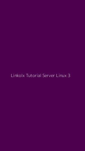Tampilan Antarmuka Aplikasi Linkolx Tutorial Server Linux - 3