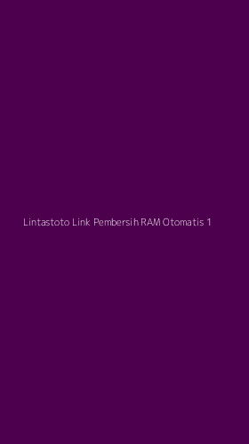 Tampilan Antarmuka Aplikasi Lintastoto Link Pembersih Ram Otomatis - 1
