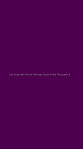 Tampilan Antarmuka Aplikasi Live Draw Ares Portal Informasi Game Online Terupdate - 4
