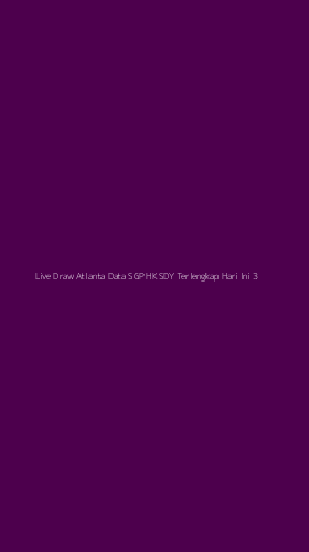 Tampilan Antarmuka Aplikasi Live Draw Atlanta Data Sgp Hk Sdy Terlengkap Hari Ini - 3