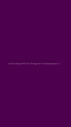 Tampilan Antarmuka Aplikasi Live Draw Bogota Rtp Slot Tertinggi Hari Ini Gampang Maxwin - 2