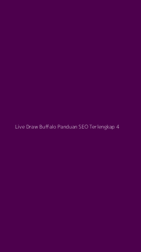 Tampilan Antarmuka Aplikasi Live Draw Buffalo Panduan Seo Terlengkap - 4