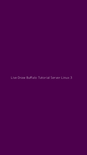 Tampilan Antarmuka Aplikasi Live Draw Buffalo Tutorial Server Linux - 3