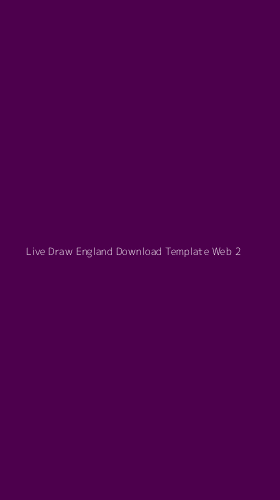 Tampilan Antarmuka Aplikasi Live Draw England Download Template Web - 2