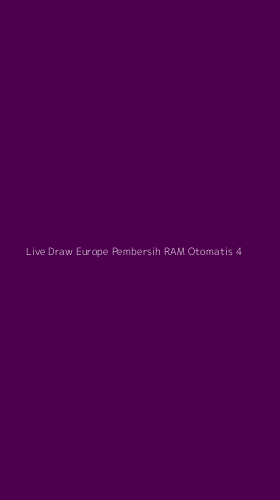 Tampilan Antarmuka Aplikasi Live Draw Europe Pembersih Ram Otomatis - 4