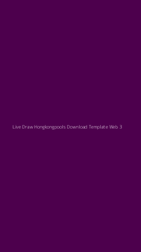 Tampilan Antarmuka Aplikasi Live Draw Hongkongpools Download Template Web - 3