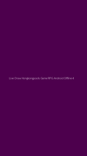 Tampilan Antarmuka Aplikasi Live Draw Hongkongpools Game Rpg Android Offline - 4