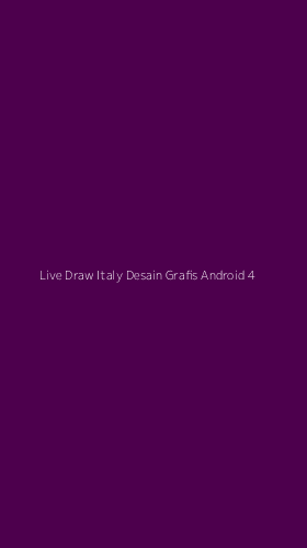 Tampilan Antarmuka Aplikasi Live Draw Italy Desain Grafis Android - 4