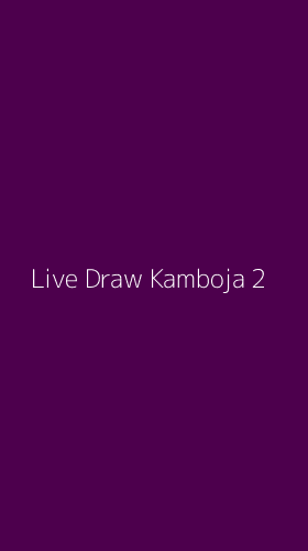 Tampilan Antarmuka Aplikasi Live Draw Kamboja - 2