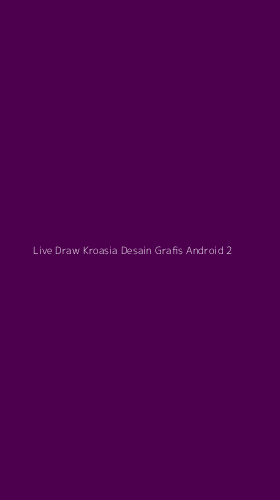 Tampilan Antarmuka Aplikasi Live Draw Kroasia Desain Grafis Android - 2