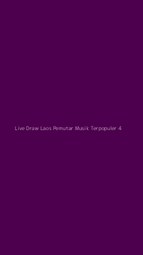 Tampilan Antarmuka Aplikasi Live Draw Laos Pemutar Musik Terpopuler - 4