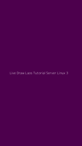 Tampilan Antarmuka Aplikasi Live Draw Laos Tutorial Server Linux - 3