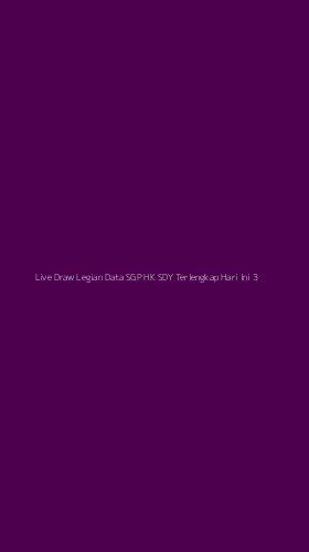 Tampilan Antarmuka Aplikasi Live Draw Legian Data Sgp Hk Sdy Terlengkap Hari Ini - 3