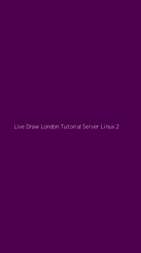 Tampilan Antarmuka Aplikasi Live Draw London Tutorial Server Linux - 2